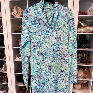 Lilly Pulitzer Lilshield UPF 50+ Dress size L new without tags.